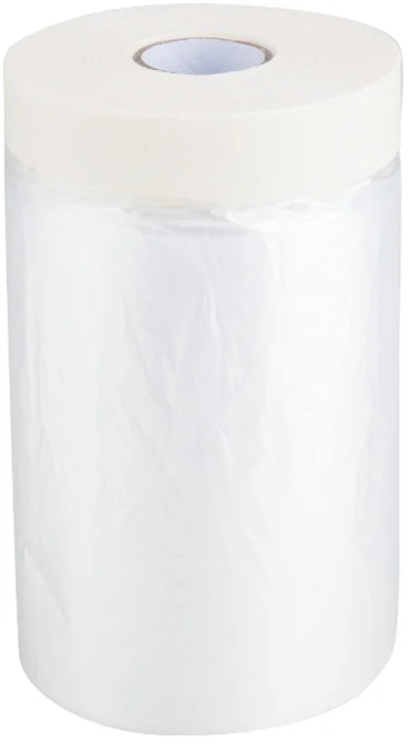 constructii - Folie de Acoperire cu Banda de Mascare 20m x 0.55m