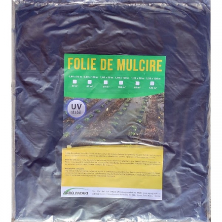 Folie de mulcire neagra Daios 150 microni 0.8 x 50 m [1]