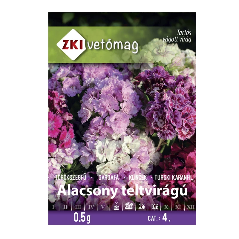 Seminte si bulbi de flori - Garoafa pitica amestec de culori seminte de flori 0.5G