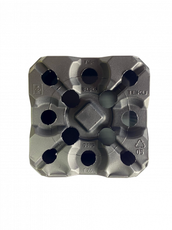 Ghiveci patrat negru 8x8x8 cm 0.33 L [1]
