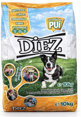 Hrana pentru caini - Hrana uscata pentru caini, Diez cu Pui, 10 kg