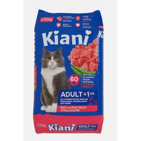 Hrana pentru pisici - Hrana uscata pisica adult cu vita si legume 20 kg