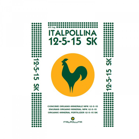 Ingrasaminte - Ingrasamant organo mineral Italpollina 12-5-15  SK 25 kg