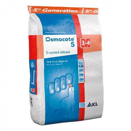 Ingrasaminte de baza - Ingrasamant Osmocote 3-4 luni 16-8-12 +2 MgO + microelemente 25 kg