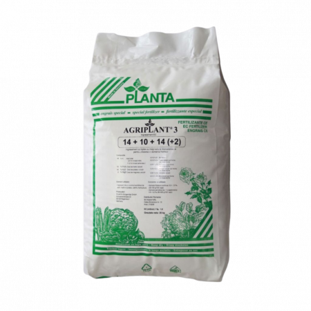 Ingrasaminte solubile - Ingrasamant solubil Agriplant 3 14-10-14 + 3 MgO + microelemente 25 kg