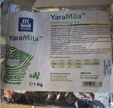 Ingrasaminte de baza - Ingrasamant YARA MILA CROPCARE 23-7-7 1kg