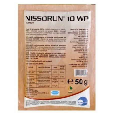 Fitofarmaceutice - Insecticid acaricid Nissorun 100WP 50 g