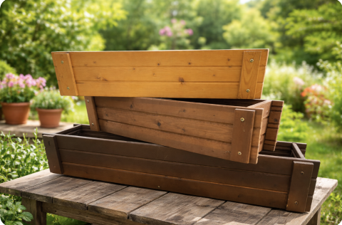 Alveole, tavi si ghivece - JARDINIERA LEMN 106 CM