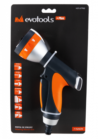 Pistol pentru stropit aluminiu cu 7 functii [1]