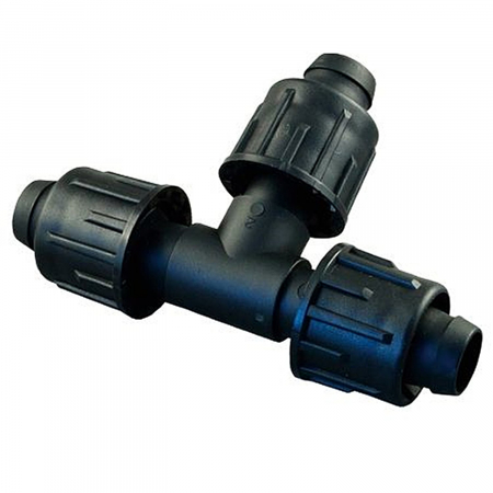Racord T 17mm pentru banda de picurare cu olandez