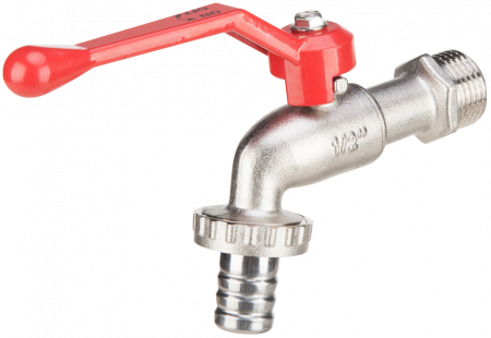 Accesorii pentru irigatii - Robinet alama nichelata 3/4" - 1"