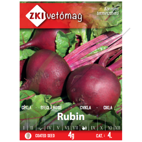 sfecla - Seminte de sfecla rosie RUBIN 4 G - ZKI