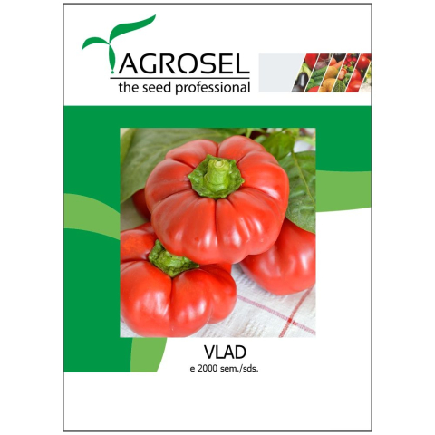 Ardei - Seminte de ardei gogosar VLAD , 2.000 seminte