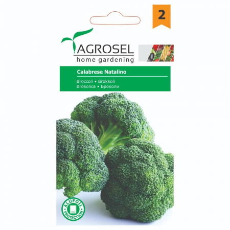 Broccoli - Seminte de broccoli Calabrese Natalino 0.6 g - Agrosel