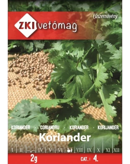 Seminte plante aromatice - Seminte de CORIANDRU ZKI 2g