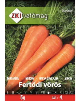 Morcov - Seminte de morcovi FERTODI VOROS 5 G - ZKI