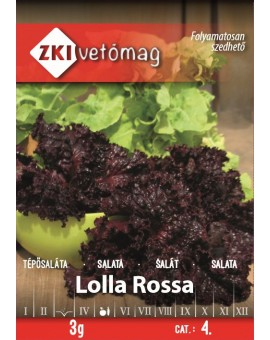 Seminte de legume - Seminte de salata LOLLA ROSSA 3g
