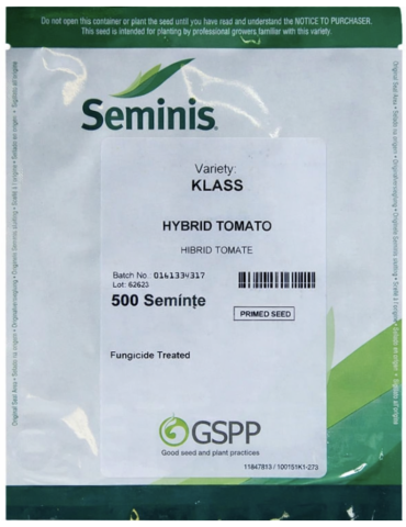 Tomate - Seminte de tomate Klass 500 seminte