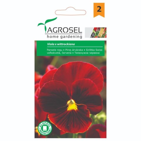 Seminte si bulbi de flori - Seminte flori Pansele Rosu 0.25 g