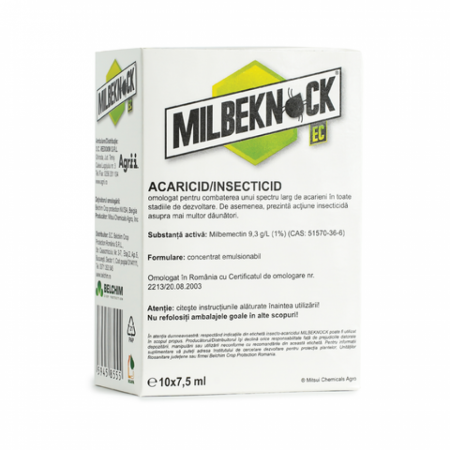 Insecticide - Insecticid Milbeknock EC, fiola 7.5 ml