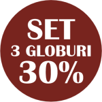 Set 3 globuri
