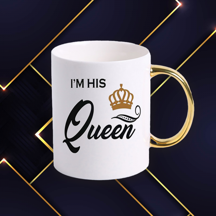 Cana personalizata cu text toarta aurie [1]