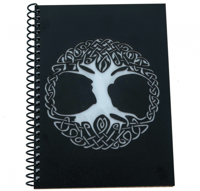 Agenda personalizata din lemn cu Pomul vietii, A5 [2]