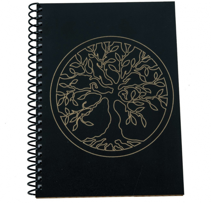 Agenda personalizata din lemn cu Pomul vietii, A5 [3]