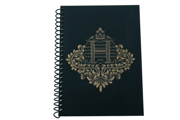 Agenda personalizata din lemn cu initiale, A5 [7]