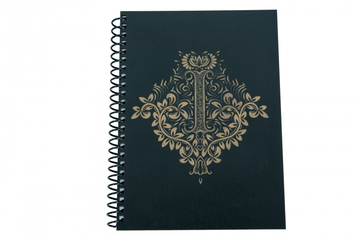 Agenda personalizata din lemn cu initiale, A5 [8]