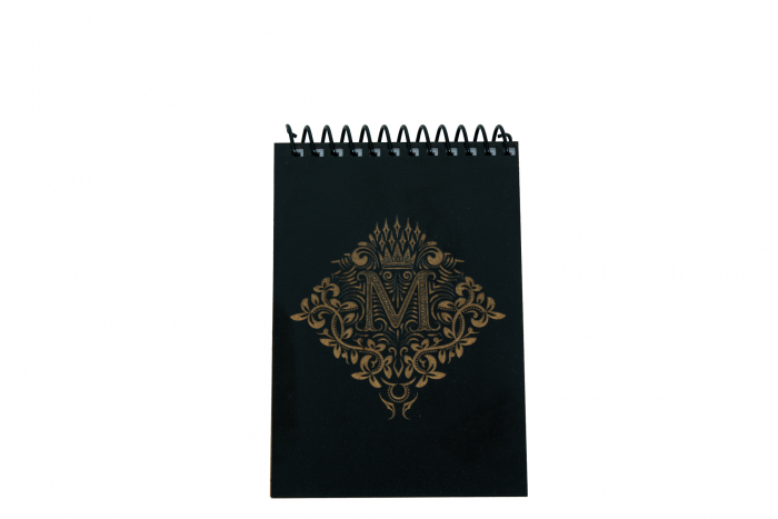 Agenda personalizata din lemn cu initiala, A6 [13]