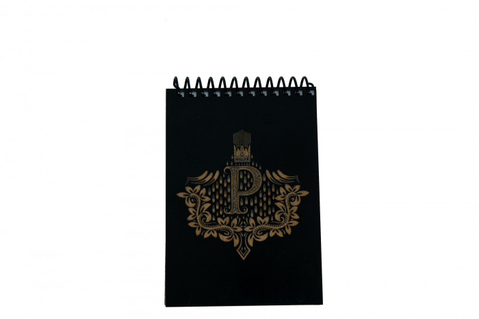 Agenda personalizata din lemn cu initiala, A6 [15]