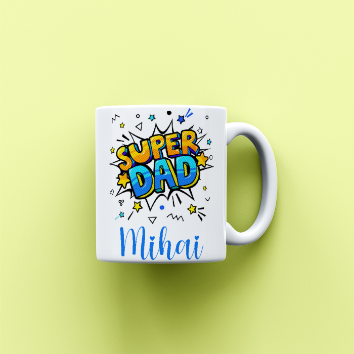 Cana personalizata Super dad [2]
