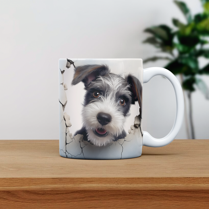 Cana personalizata cu poza si nume Caine Standard Schnauzers [1]
