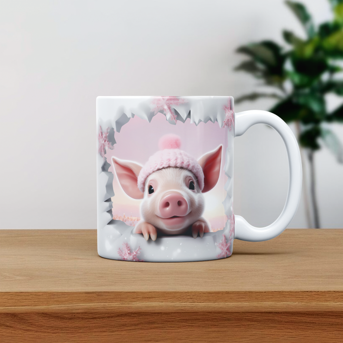 Cana personalizata cu poza si nume Purcel [1]