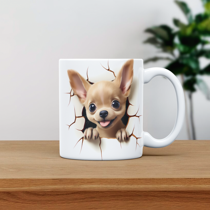 Cana personalizata cu poza si nume Caine Chihuahua [1]