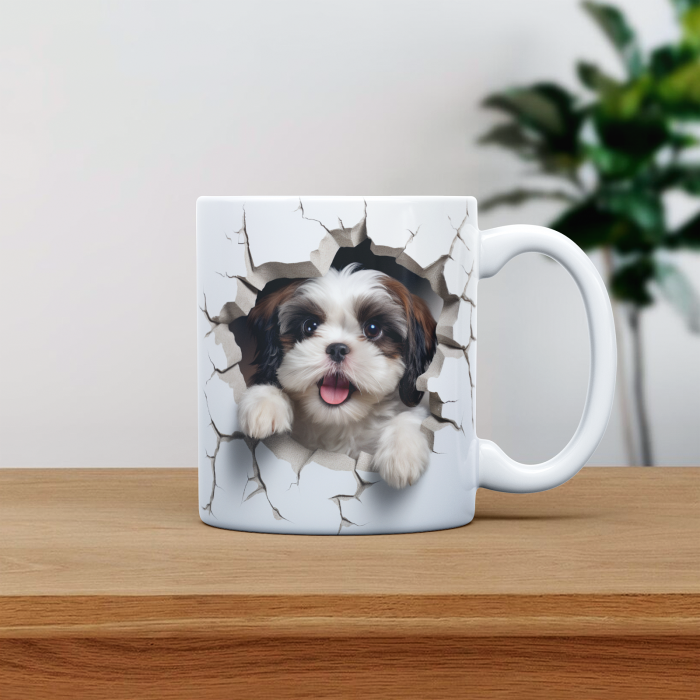 Cana personalizata cu poza si nume Caine Shih Tzu [1]