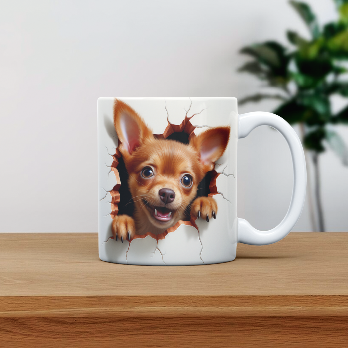 Cana personalizata cu poza si nume Caine Pinschers [1]