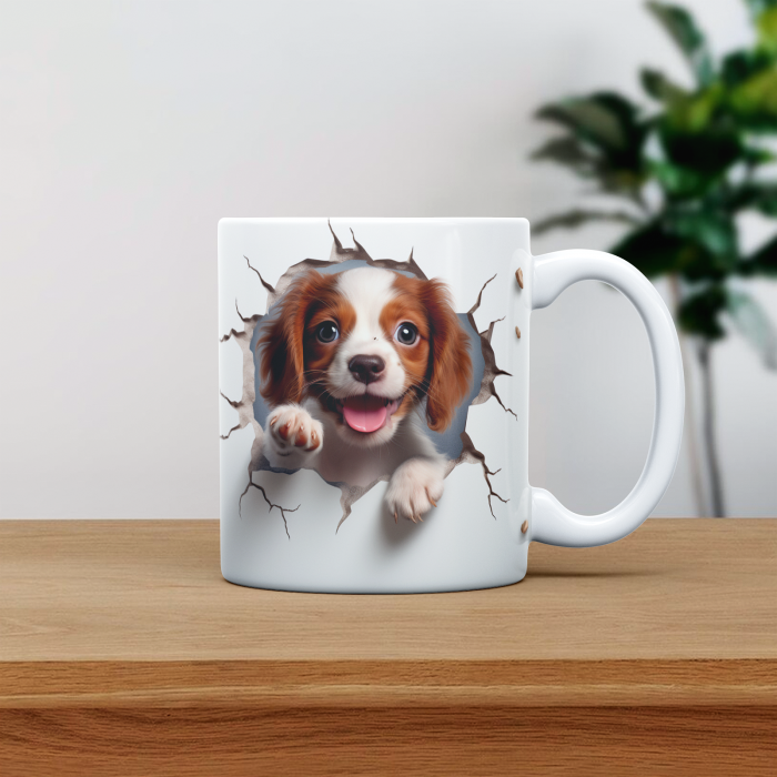 Cana personalizata cu poza si nume Caine Cocker Spaniels [1]