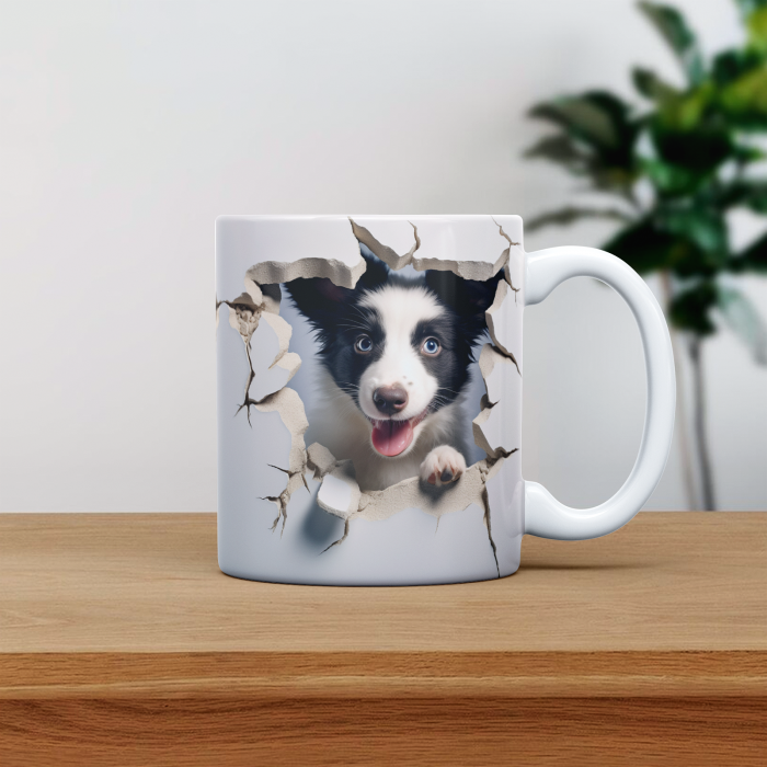 Cana personalizata cu poza si nume Caine Collies [1]