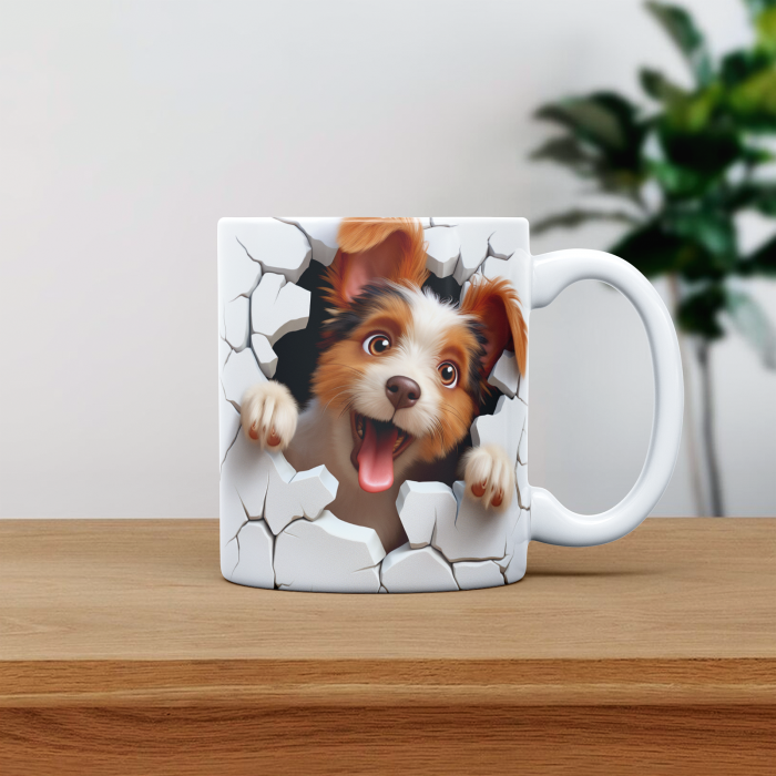 Cana personalizata cu poza si nume Caine Biewer Terriers [1]