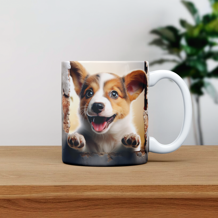 Cana personalizata cu poza si nume Caine Cardigan Welsh Corgis [1]