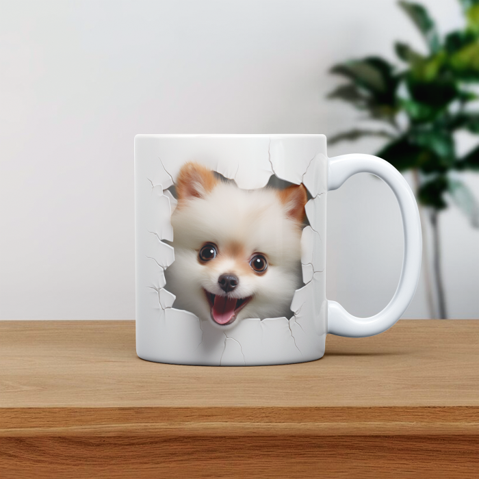 Cana personalizata cu poza si nume Caine Pomeranians [1]
