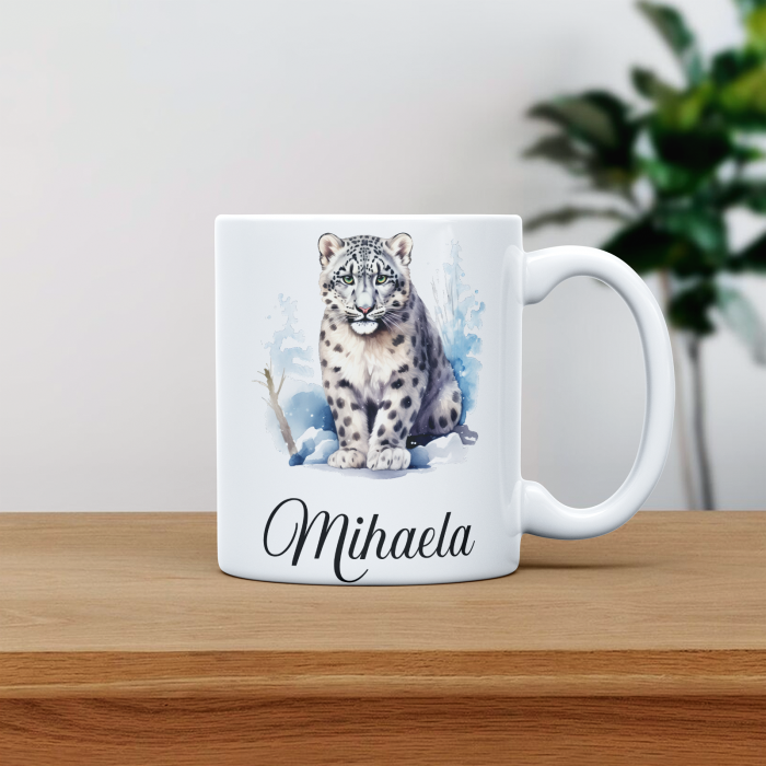 Cana personalizata cu poza si nume Leopard [1]