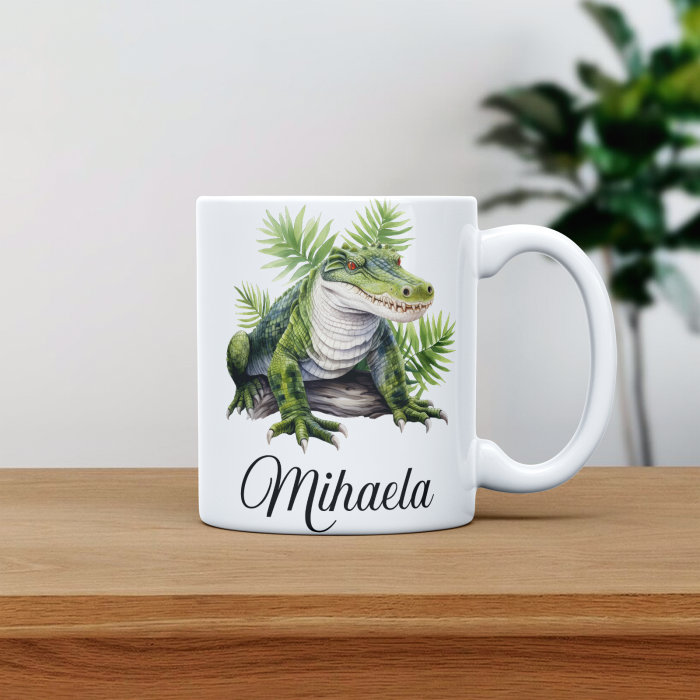 Cana personalizata cu poza si nume Crocodil [1]