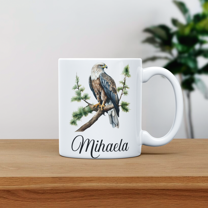 Cana personalizata cu poza si nume Vultur [1]