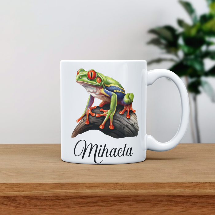 Cana personalizata cu poza si nume Broasca [1]