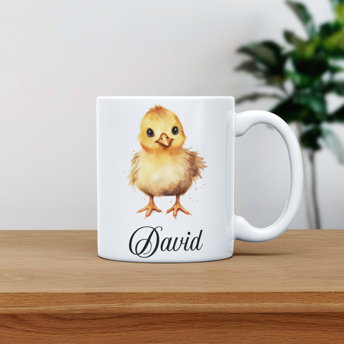 Cana personalizata cu poza si nume Pui de rata [1]