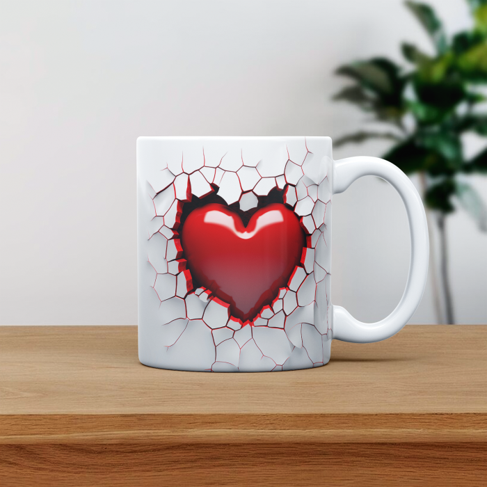 Cana personalizata cu poza si nume Inima [1]