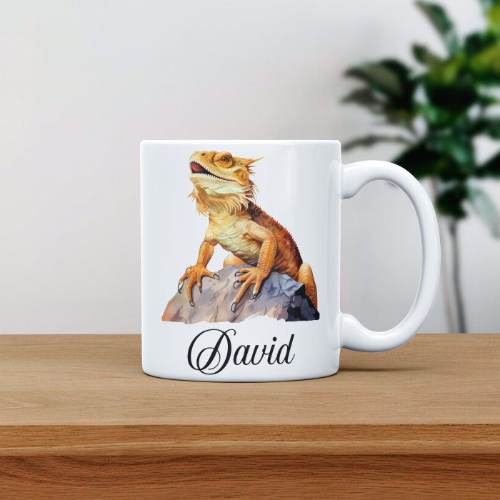 Cana personalizata cu poza si nume Soparla galbena [1]